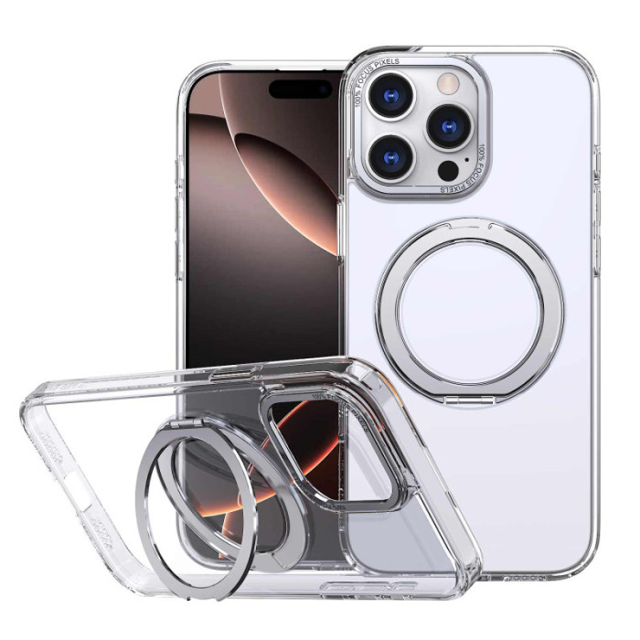Чохол TPU+PC Empire with MagSafe and Ring для Apple iPhone 15 Pro  Clear