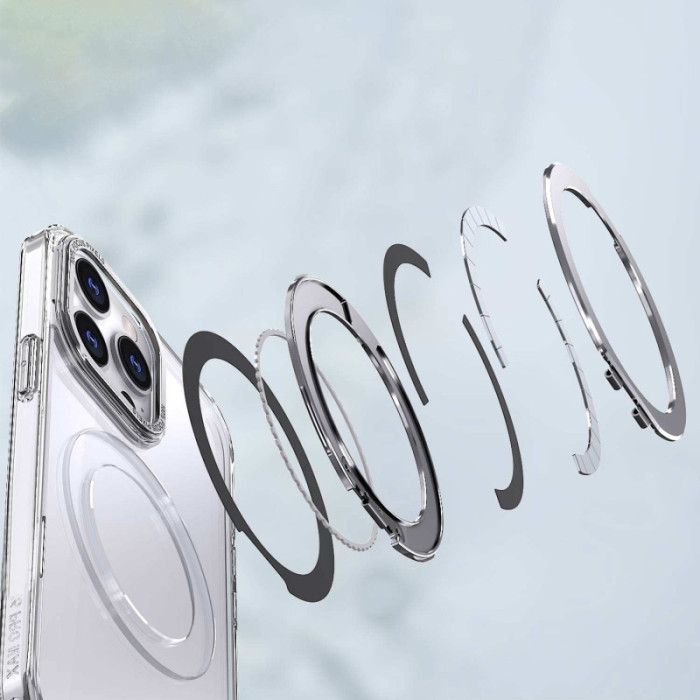 Чохол TPU+PC Empire with MagSafe and Ring для Apple iPhone 15 Pro  Clear