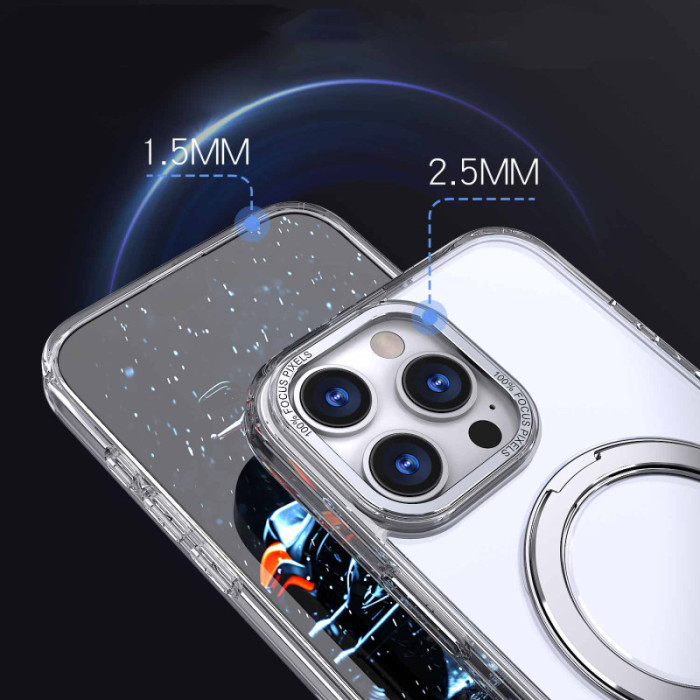 Чохол TPU+PC Empire with MagSafe and Ring для Apple iPhone 15 Pro  Clear