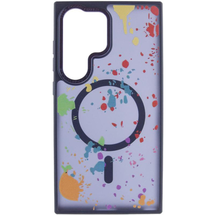 Чохол TPU+PC Flush with MagSafe для Samsung Galaxy S25 Ultra Dark blue