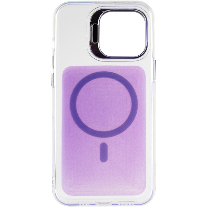 Чохол TPU+PC Jewel Sparkle з Magnetic Fit для Apple iPhone 15  Lavender Glitter
