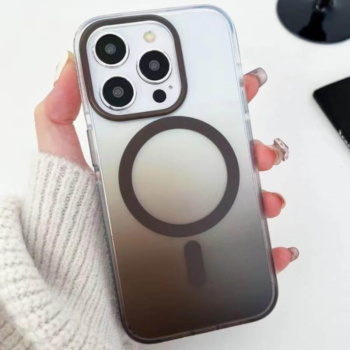 Чохол TPU+PC Phantom with MagSafe для Apple iPhone 16 Pro (6.3') Grey