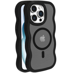 Чохол TPU+PC Undine with MagSafe для Apple iPhone 15 Pro  Black  (ITS-L-00000078141_1)