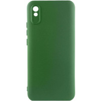 Чохол TPU GETMAN Liquid Silk Full Camera для Xiaomi Redmi 9A Зелений/Dark green  (ITS-L-00000075780_3)