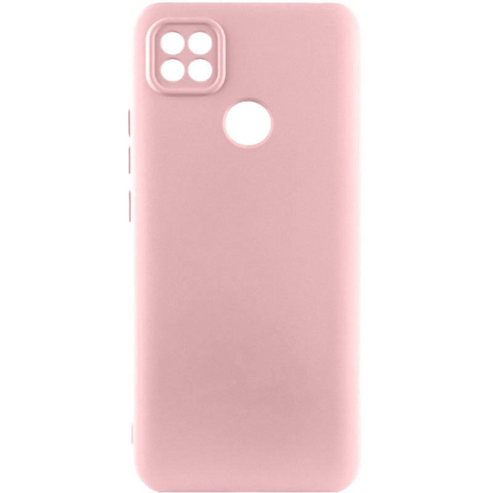 Чохол TPU GETMAN Liquid Silk Full Camera для Xiaomi Redmi 9C Рожевий/Pink