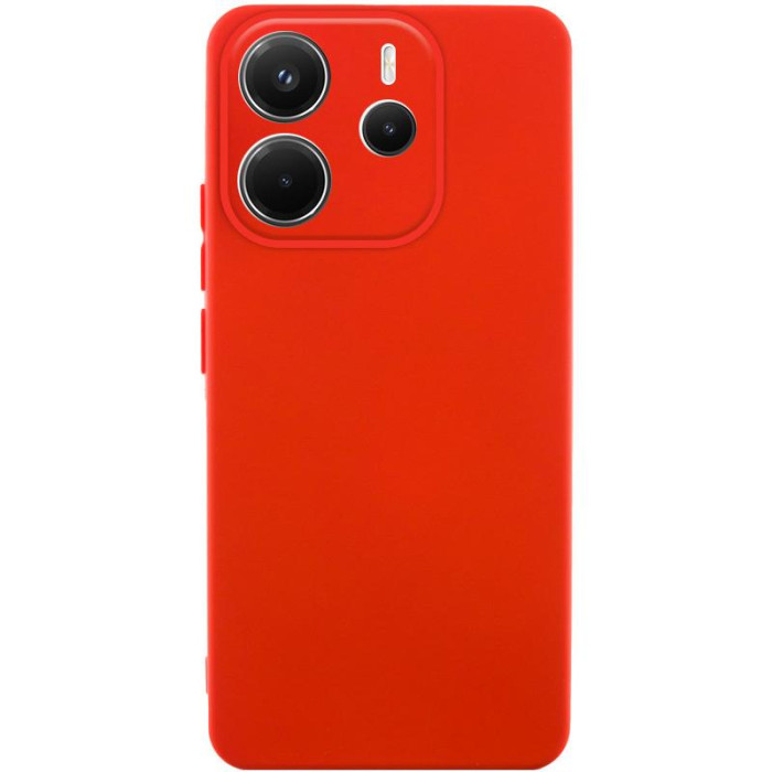 Чохол TPU GETMAN Liquid Silk Full Camera для Xiaomi Redmi Note 14 4G (Int. version) Червоний/Red