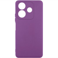 Чохол TPU GETMAN Liquid Silk Full Camera для Xiaomi Redmi Note 14 5G Фіолетовий/Grape  (ITS-L-00000077930_17)
