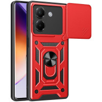 Чохол Ummi Camshield Serge Ring для Xiaomi Poco M7 Pro 5G Червоний/Red  (ITS-L-00000080725_4)