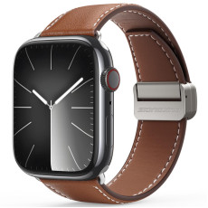 Ремінець Dux Ducis Genuine Leather для Apple Watch 38/40/41/42mm(ser.10) Brown  (ITS-L-00000079538_2)