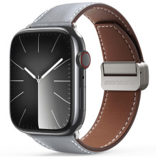 Ремінець Dux Ducis Genuine Leather для Apple Watch 38/40/41/42mm(ser.10) Grey  (ITS-L-00000079538_3)