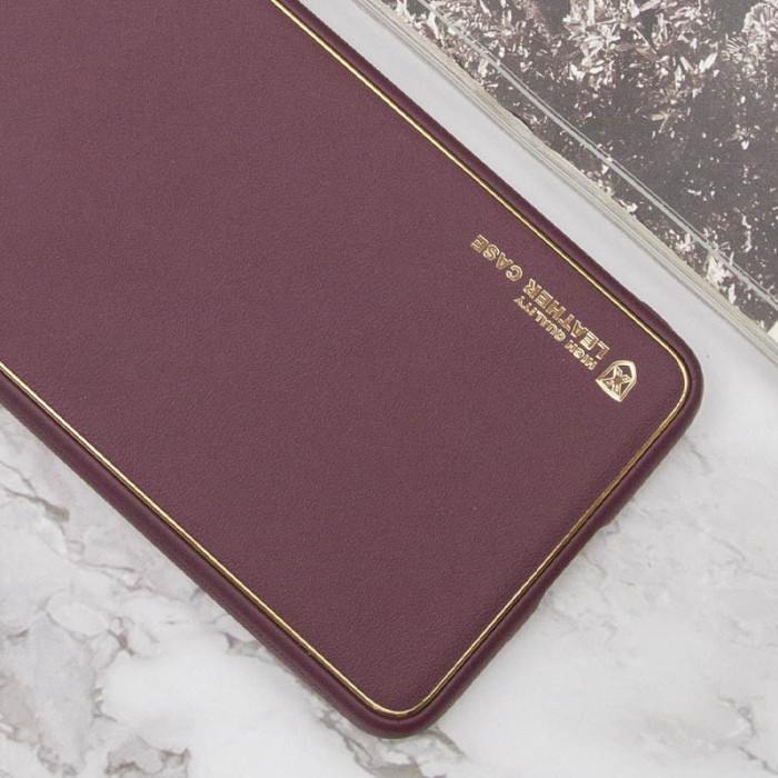 Шкіряний чохол Xshield для Samsung Galaxy A05s Бордовий/Plum Red