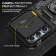 Ударостійкий чохол Camshield Army Ring для Samsung Galaxy S23 Чорний/Black