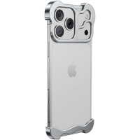 Чохол Minimalist Metal Bumper для Apple iPhone 17 Pro (6.3') Silver  (ITS-L-00000082654_3)