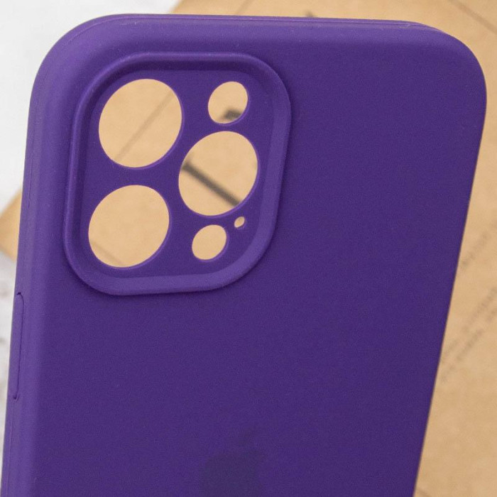 Чохол Silicone Case Full Camera Protective (AA) для Apple iPhone 15 Pro Max Фіолетовий/Amethyst  (ITS-L-00000066393_30)