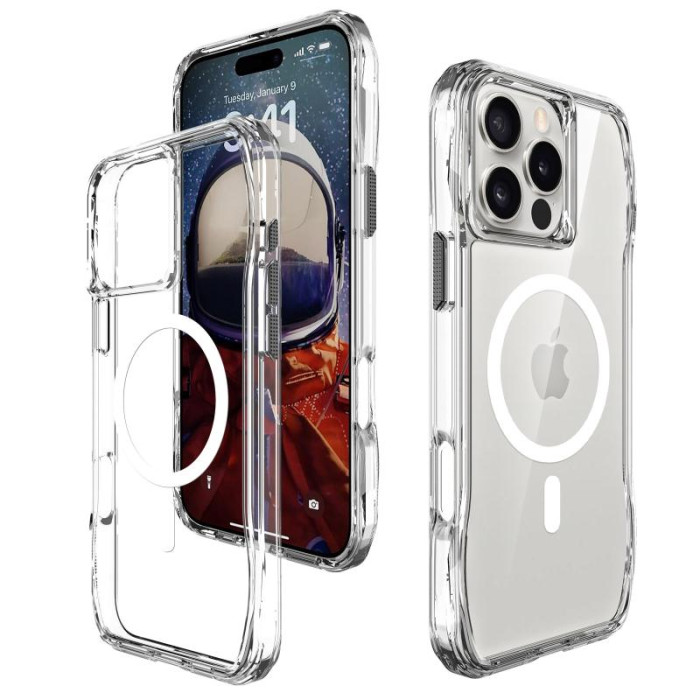 Чохол TPU Space Octagon with MagSafe для Apple iPhone 16 Pro Max (6.9') Clear
