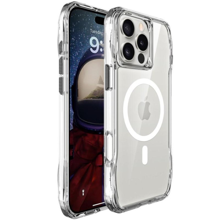 Чохол TPU Space Octagon with MagSafe для Apple iPhone 16 Pro Max (6.9') Clear