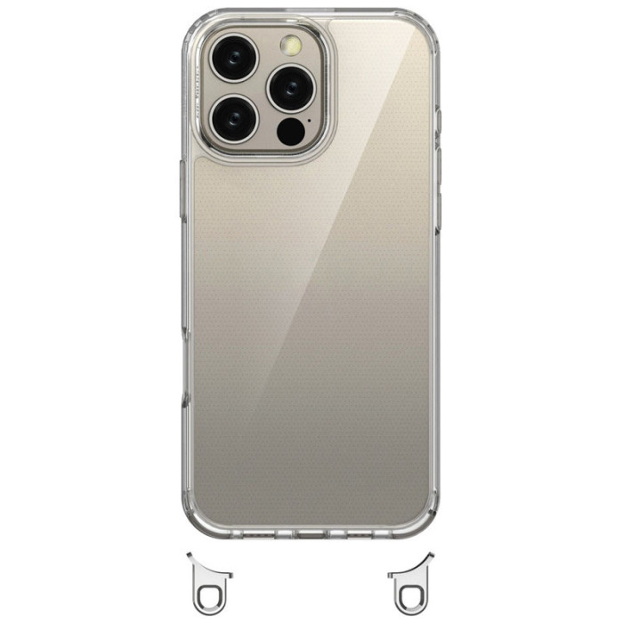 Чехол TPU Transparent with Straps для Apple iPhone 14 Pro 