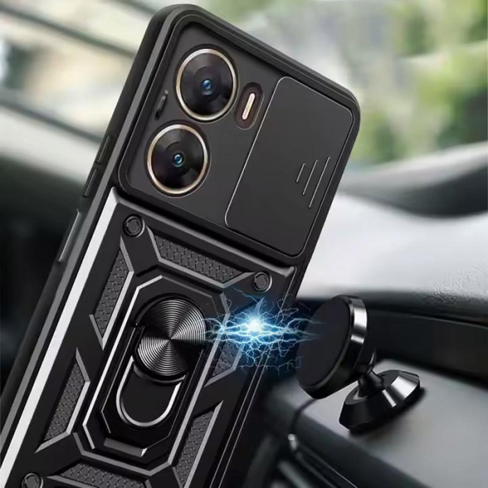 Чохол Ummi Camshield Serge Ring для Xiaomi Poco X7 Pro Чорний