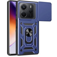 Чохол Ummi Camshield Serge Ring для Xiaomi Redmi Note 14 4G (Europe version) Синій/Navy  (ITS-L-00000080732_6)