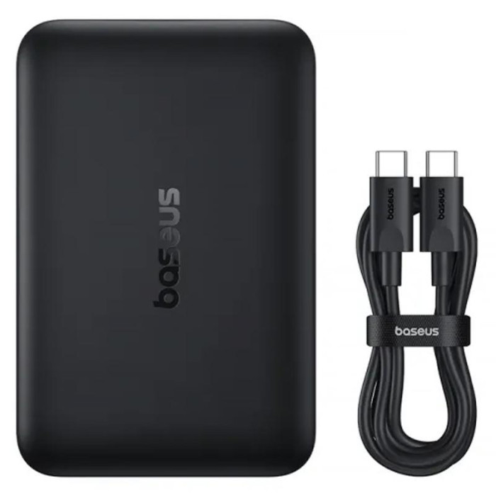 Портативний ЗП Power Bank Baseus EnerFill FM11 Ultra-Mini 22.5W з БЗП 10000mAh (P1008210E123) Black