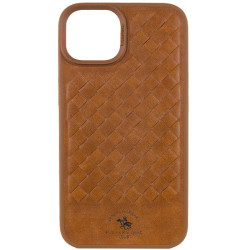 Шкіряний чохол Polo Santa Barbara для Apple iPhone 14  Brown  (ITS-L-00000055883_3)