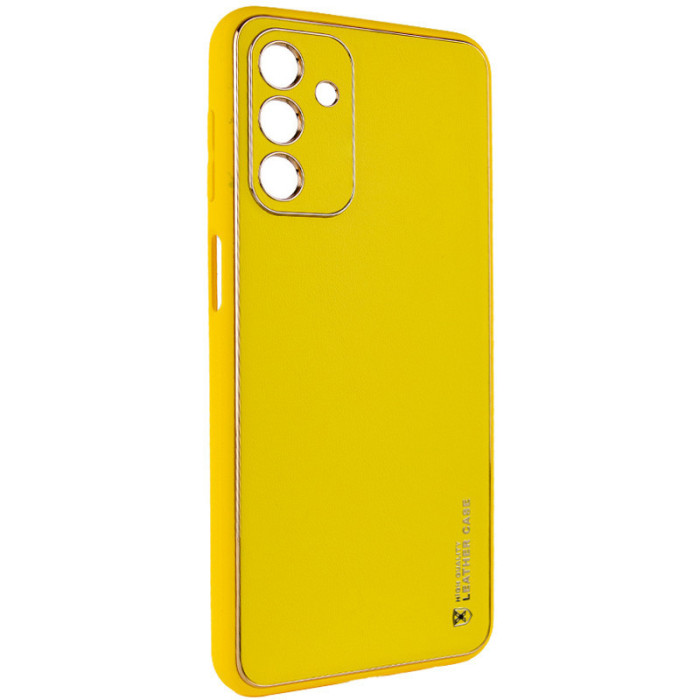 Шкіряний чохол Xshield для Samsung Galaxy A34 5G Жовтий/Yellow  (ITS-L-00000064887_2)