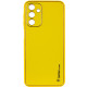 Шкіряний чохол Xshield для Samsung Galaxy A34 5G Жовтий/Yellow  (ITS-L-00000064887_2)