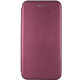 Шкіряний чохол-книжка Classy для Xiaomi Redmi 13 4G/Poco M6 4G Бордовий