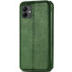 Шкіряний чохол-книжка GETMAN Cubic (PU) для Samsung Galaxy A06 Зелений