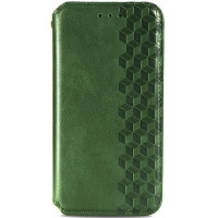 Шкіряний чохол-книжка GETMAN Cubic (PU) для Samsung Galaxy A06 Зелений  (ITS-L-00000074488_1)