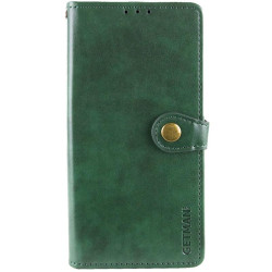 Шкіряний чохол-книжка GETMAN Gallant (PU) для Xiaomi Redmi 15C (EU) Зелений