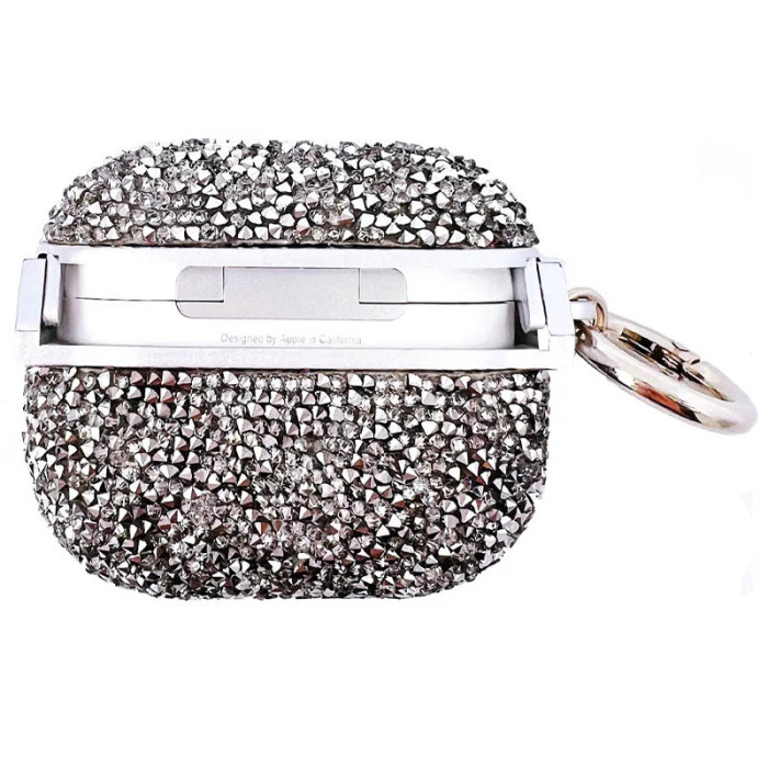TPU чохол Bling World Rock Diamond для навушників AirPods 3 Срібний  (ITS-L-00000057526_3)