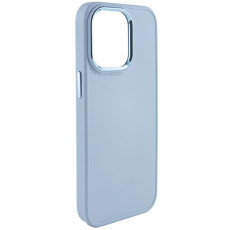 TPU чохол Bonbon Metal Style для Apple iPhone 14 Pro  Блакитний/Mist blue
