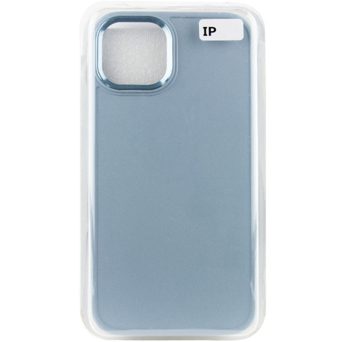 TPU чохол Bonbon Metal Style для Apple iPhone 14 Pro  Блакитний/Mist blue  (ITS-L-00000057125_3)