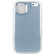 TPU чохол Bonbon Metal Style для Apple iPhone 14 Pro  Блакитний/Mist blue  (ITS-L-00000057125_3)