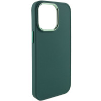 TPU чохол Bonbon Metal Style для Apple iPhone 14 Pro  Зелений/Pine green  (ITS-L-00000057125_5)