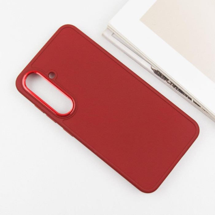 TPU чохол Bonbon Metal Style для Samsung Galaxy S23 Червоний/Red