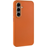 TPU чохол Bonbon Metal Style для Samsung Galaxy S23 Помаранчевий/Papaya