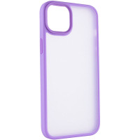 TPU+PC чохол Metal Buttons для Apple iPhone 15 Plus Бузковий/Light Purple  (ITS-L-00000065614_8)