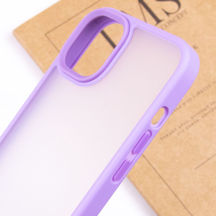 TPU+PC чохол Metal Buttons для Apple iPhone 15 Plus