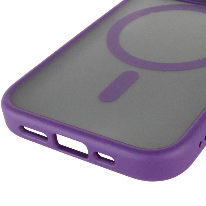 TPU+PC чохол Metal Buttons with MagSafe для Apple iPhone 15 Pro Max