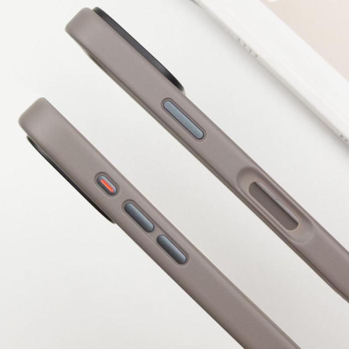 TPU+PC чехол Metal Buttons with MagSafe для Apple iPhone 16 Pro (6.3')