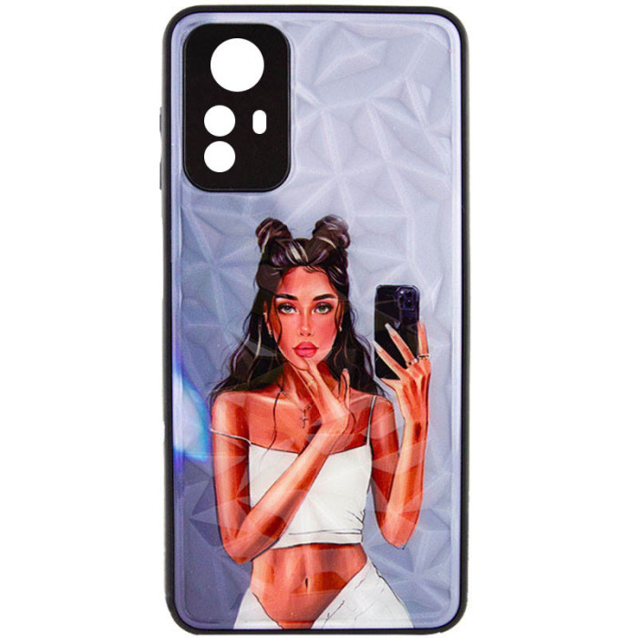 TPU+PC чохол Prisma Ladies для Xiaomi Redmi Note 12S Black in White