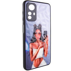 TPU+PC чохол Prisma Ladies для Xiaomi Redmi Note 12S Black in White  (ITS-L-00000065316_1)