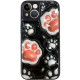 TPU+PC чохол Prisma Plushie для Apple iPhone 14  Paws