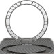 TPU+PC чохол Metal Buttons with MagSafe Carbon Ring для Apple iPhone 17 Pro Max (6.9') Сірий