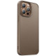 TPU чохол Carbon Protective with Magsafe для Apple iPhone 14 Pro Max Coffee