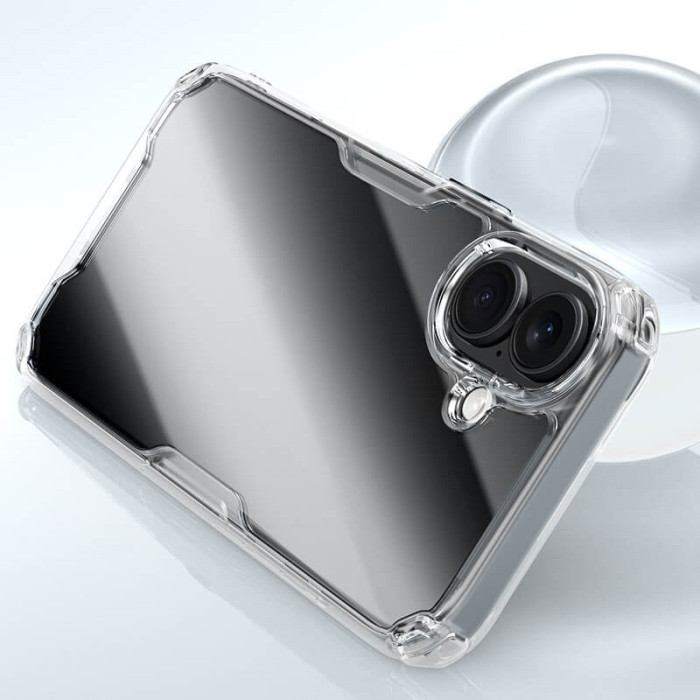 TPU чохол Nillkin Nature Pro Series для Apple iPhone 16 Plus Безбарвний (прозорий)