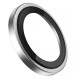 Захисне скло BlueO Metal на камеру для Apple iPhone 17 (6.3') Срібний/Silver