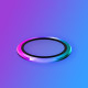 Захисне скло Metal Classic на камеру (в упак.) для Apple iPhone 15/15 Plus Бузковий/Rainbow